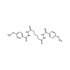 ST009162 N-[(4-methoxyphenyl)carbonylamino]-N'-[(4-methoxyphenyl)carbonylamino]hexane-1 ,6-diamide