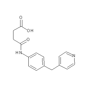 ST009247 3-{N-[4-(4-pyridylmethyl)phenyl]carbamoyl}propanoic acid