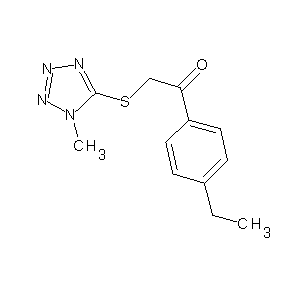 ST009312 1-(4-ethylphenyl)-2-(1-methyl(1,2,3,4-tetraazol-5-ylthio))ethan-1-one