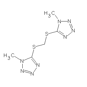 ST009331 1-methyl-5-[(1-methyl(1,2,3,4-tetraazol-5-ylthio))methylthio]-1,2,3,4-tetraazo le