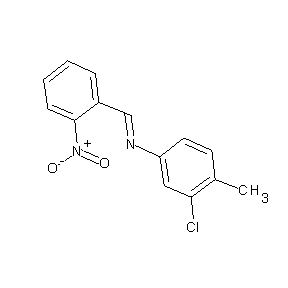ST009608 (1E)-1-(3-chloro-4-methylphenyl)-2-(2-nitrophenyl)-1-azaethene