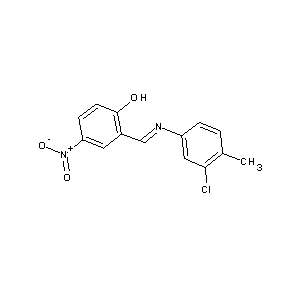 ST009609 2-[(1E)-2-(3-chloro-4-methylphenyl)-2-azavinyl]-4-nitrophenol