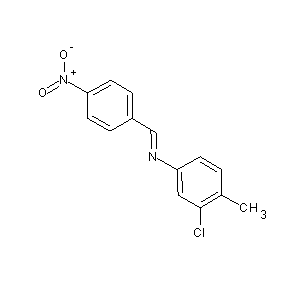 ST009612 (1E)-1-(3-chloro-4-methylphenyl)-2-(4-nitrophenyl)-1-azaethene