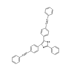 ST010095 4,5-bis[4-(2-phenylethynyl)phenyl]-2-phenylimidazole