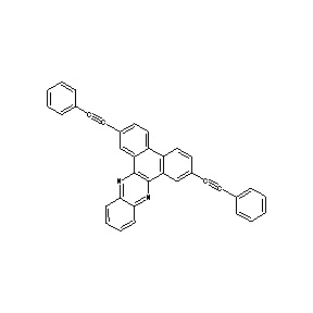 ST010137 2,7-bis(2-phenylethynyl)phenanthro[9,10-b]quinoxaline