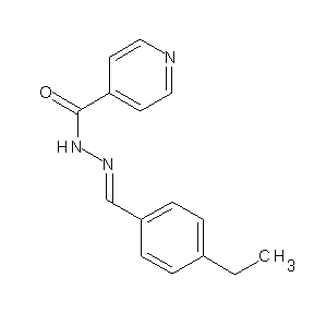 ST010258 N-[(1E)-2-(4-ethylphenyl)-1-azavinyl]-4-pyridylcarboxamide