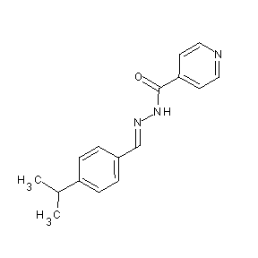 ST010259 N-{(1E)-2-[4-(methylethyl)phenyl]-1-azavinyl}-4-pyridylcarboxamide