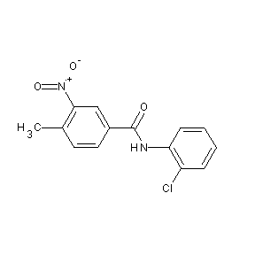 ST010815 N-(2-chlorophenyl)(4-methyl-3-nitrophenyl)carboxamide