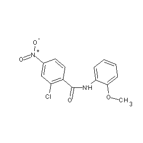 ST011121 (2-chloro-4-nitrophenyl)-N-(2-methoxyphenyl)carboxamide