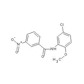 ST011193 N-(5-chloro-2-methoxyphenyl)(3-nitrophenyl)carboxamide