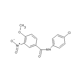 ST011258 N-(4-chlorophenyl)(4-methoxy-3-nitrophenyl)carboxamide