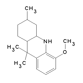 ST011717 4-methoxy-6,9,9-trimethyl-5,6,7,8,9,10,10a,8a-octahydroacridine