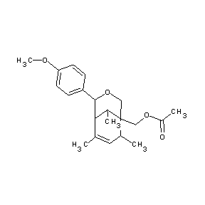 ST011746 [4-(4-methoxyphenyl)-6,8,9-trimethyl-3-oxabicyclo[3.3.1]non-6-enyl]methyl acet ate