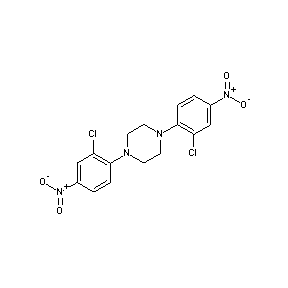 ST012294 1,4-bis(2-chloro-4-nitrophenyl)piperazine