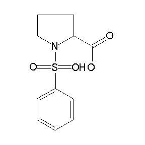 ST012454 1-(phenylsulfonyl)pyrrolidine-2-carboxylic acid