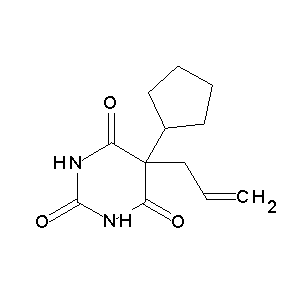 ST012500 5-cyclopentyl-5-prop-2-enyl-1,3,5-trihydropyrimidine-2,4,6-trione