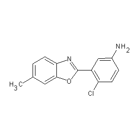 ST012570 4-chloro-3-(6-methylbenzoxazol-2-yl)phenylamine