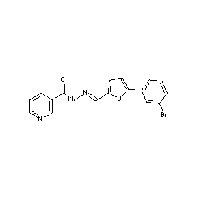 ST013006 N-{(1E)-2-[5-(3-bromophenyl)(2-furyl)]-1-azavinyl}-3-pyridylcarboxamide