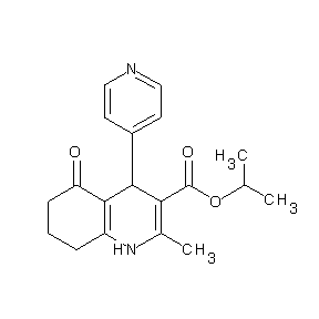 ST013090 methylethyl 2-methyl-5-oxo-4-(4-pyridyl)-1,4,6,7,8-pentahydroquinoline-3-carbo xylate