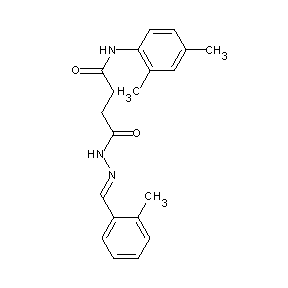 ST014586 N'-[(1E)-2-(2-methylphenyl)-1-azavinyl]-N-(2,4-dimethylphenyl)butane-1,4-diami de