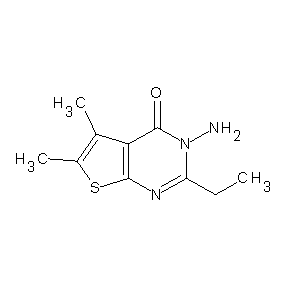 ST014664 3-amino-2-ethyl-5,6-dimethyl-3-hydrothiopheno[2,3-d]pyrimidin-4-one