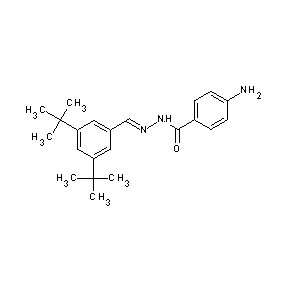 ST014804 N-{(1E)-2-[3,5-bis(tert-butyl)phenyl]-1-azavinyl}(4-aminophenyl)carboxamide