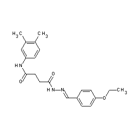 ST016159 N'-[(1E)-2-(4-ethoxyphenyl)-1-azavinyl]-N-(3,4-dimethylphenyl)butane-1,4-diami de