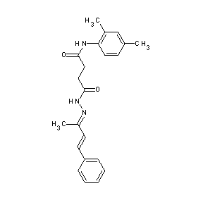 ST016587 N'-((1E,3E)-2-methyl-4-phenyl-1-azabuta-1,3-dienyl)-N-(2,4-dimethylphenyl)buta ne-1,4-diamide