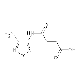 ST016624 3-[N-(4-amino-1,2,5-oxadiazol-3-yl)carbamoyl]propanoic acid