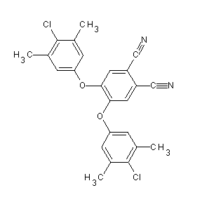 ST018300 4,5-bis(4-chloro-3,5-dimethylphenoxy)benzene-1,2-dicarbonitrile