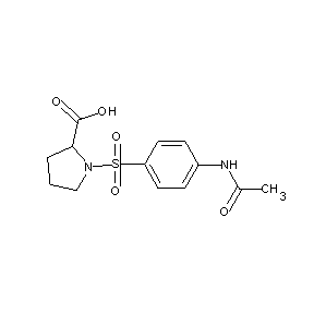 ST018738 1-{[4-(acetylamino)phenyl]sulfonyl}pyrrolidine-2-carboxylic acid