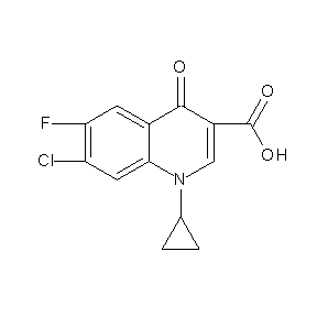 ST020067 7-Chloro-1-cyclopropyl-6-fluoro-1,4-dihydro-4-oxoquinoline-3-carboxylic acid 