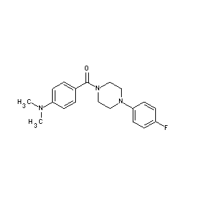 ST020184 4-(dimethylamino)phenyl 4-(4-fluorophenyl)piperazinyl ketone