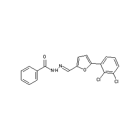 ST020527 N-{(1E)-2-[5-(2,3-dichlorophenyl)(2-furyl)]-1-azavinyl}benzamide