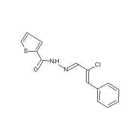 ST023156 N-((3Z,1E)-3-chloro-4-phenyl-1-azabuta-1,3-dienyl)-2-thienylcarboxamide