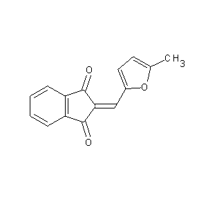 ST024372 2-[(5-methyl-2-furyl)methylene]cyclopenta[1,2-a]benzene-1,3-dione