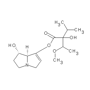 ST024787 (7S,7aS)-7-hydroxy-3,5,6,7,7a-pentahydropyrrolizinyl 2-hydroxy-3-methoxy-2-(me thylethyl)butanoate