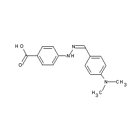 ST026134 4-({(1Z)-2-[4-(dimethylamino)phenyl]-1-azavinyl}amino)benzoic acid