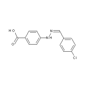 ST026139 4-{[(1Z)-2-(4-chlorophenyl)-1-azavinyl]amino}benzoic acid