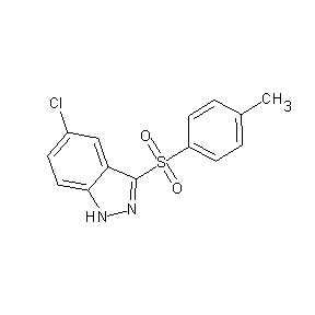ST026336 5-chloro-3-[(4-methylphenyl)sulfonyl]-1H-indazole