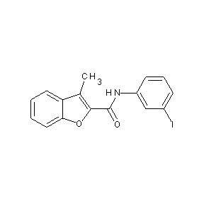 ST027050 N-(3-iodophenyl)(3-methylbenzo[d]furan-2-yl)carboxamide
