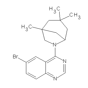 ST029871 6-bromo-4-(1,3,3-trimethyl-6-azabicyclo[3.2.1]oct-6-yl)quinazoline