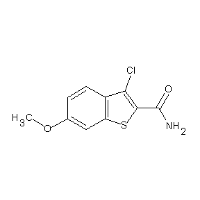 ST034758 3-chloro-6-methoxybenzo[b]thiophene-2-carboxamide