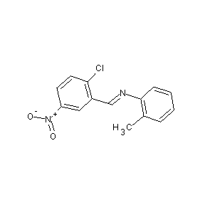 ST035645 (1E)-2-(2-chloro-5-nitrophenyl)-1-(2-methylphenyl)-1-azaethene
