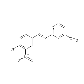 ST035657 (1E)-2-(4-chloro-3-nitrophenyl)-1-(3-methylphenyl)-1-azaethene