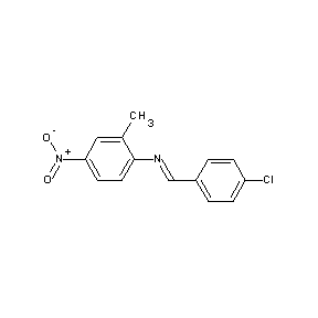 ST036016 (1E)-2-(4-chlorophenyl)-1-(2-methyl-4-nitrophenyl)-1-azaethene
