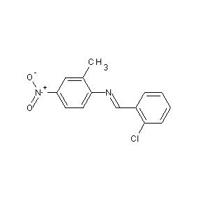 ST036017 (1E)-2-(2-chlorophenyl)-1-(2-methyl-4-nitrophenyl)-1-azaethene