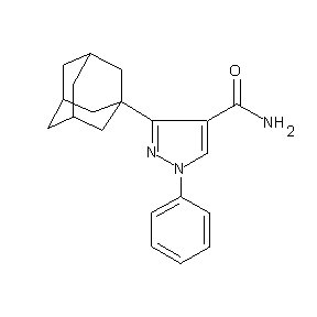 ST037111 3-adamantanyl-1-phenylpyrazole-4-carboxamide