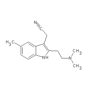 ST041658 2-{2-[2-(dimethylamino)ethyl]-5-methylindol-3-yl}ethanenitrile