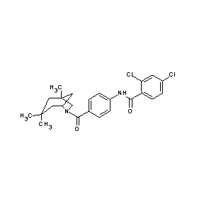 ST041779 (2,4-dichlorophenyl)-N-{4-[(1,3,3-trimethyl-6-azabicyclo[3.2.1]oct-6-yl)carbon yl]phenyl}carboxamide